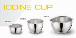 ถ้วยไอโอดีนสแตนเลส